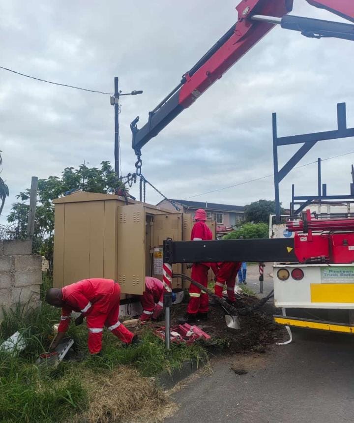Electrical transformer installation